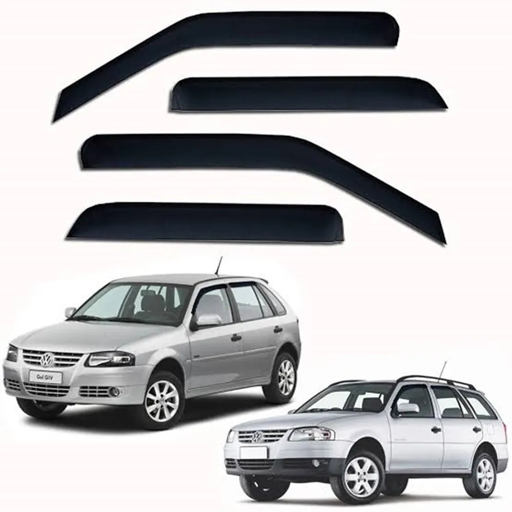 Calha de Chuva 4 Portas Gol e Parati G2 G3 G4 98 até 2014 Exceto Gol G5