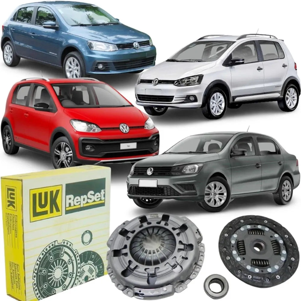 Kit Embreagem Completo Volkswagen Up! Fox Gol,Saveiro,Voyage Motor 1.0 12V 3cc EA211 2014 até 2022