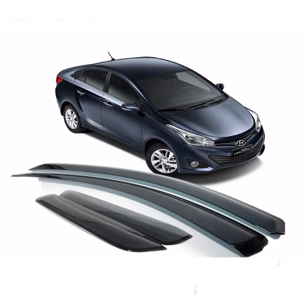 Calha de Chuva 4 Portas Hyundai HB20 Sedan 2013 até 2018