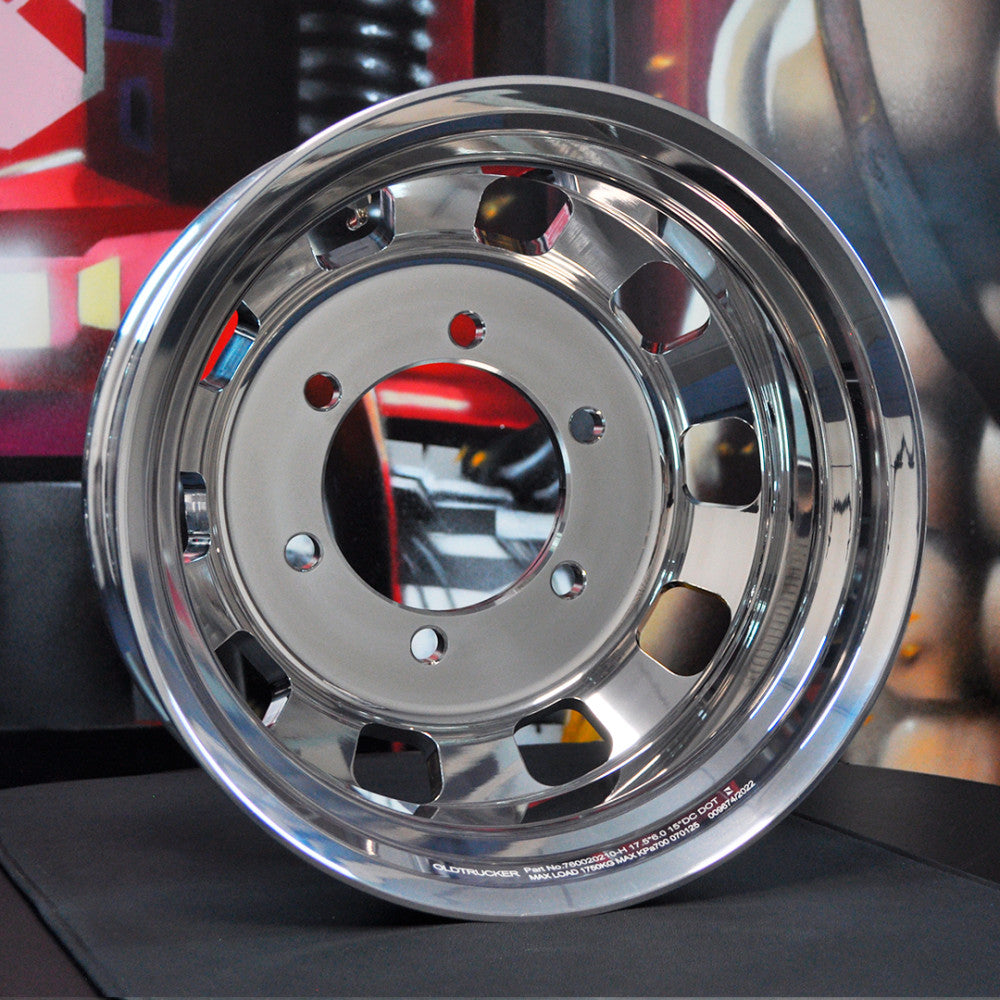 Roda de Alumínio Caminhão Speedline 17,5 x 6 Alto Brilho